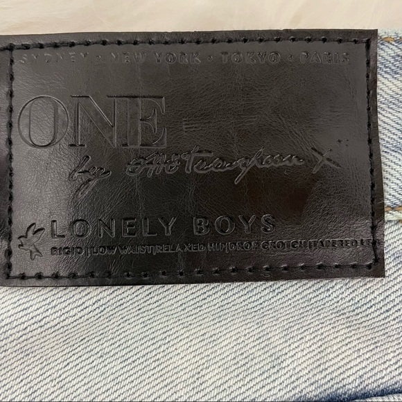 One Teaspoon Lonely Boys Jeans, Rigid, Low Waist Extremely Distressed, Size 0 - Picture 10 of 11